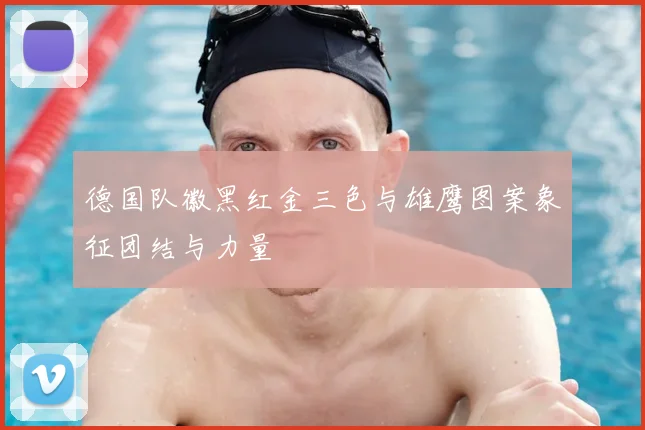 德国队徽黑红金三色与雄鹰图案象征团结与力量