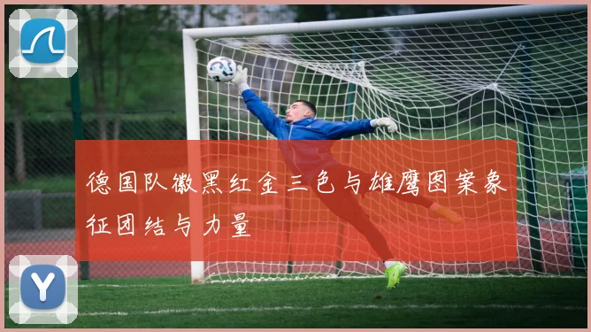 德国队徽黑红金三色与雄鹰图案象征团结与力量